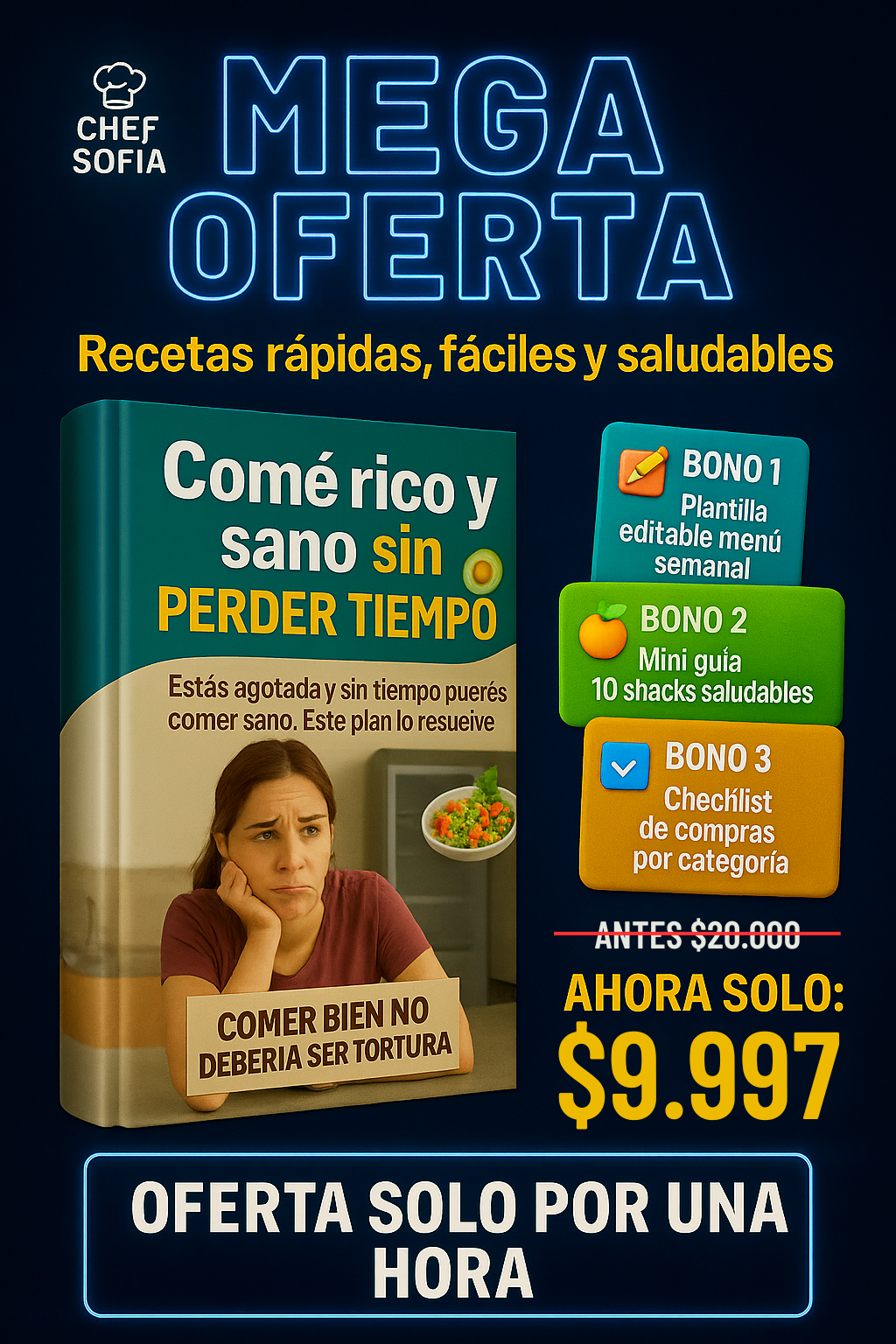 📘 Ebook: Comé Rico y Sano Sin Estrés